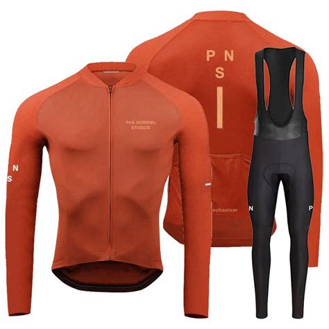 Pns Conjunto De Ropa De Ciclismo Para Hombre Jersey De Manga Larga Para