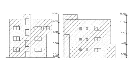 Elevation Layout AutoCAD Free Download - Cadbull