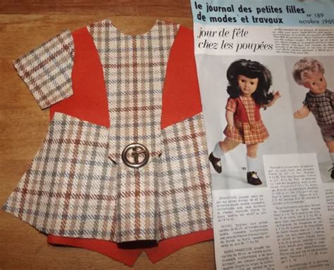 Kit D Coup Vetement Poupee Fran Oise Ancienne Modes Et Travaux