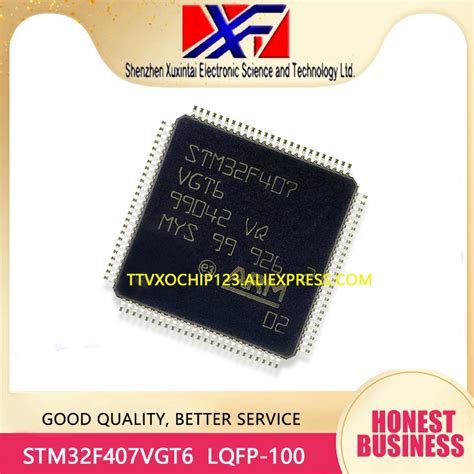 10Pcs/Lot STM32F407VGT6 STM32F407VGT6TR STM32F407 IC MCU 32BIT 1MB ...