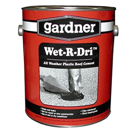 1 Gallon Wet R Dri Roofing Cement Carton Of 6 Rj Supply House