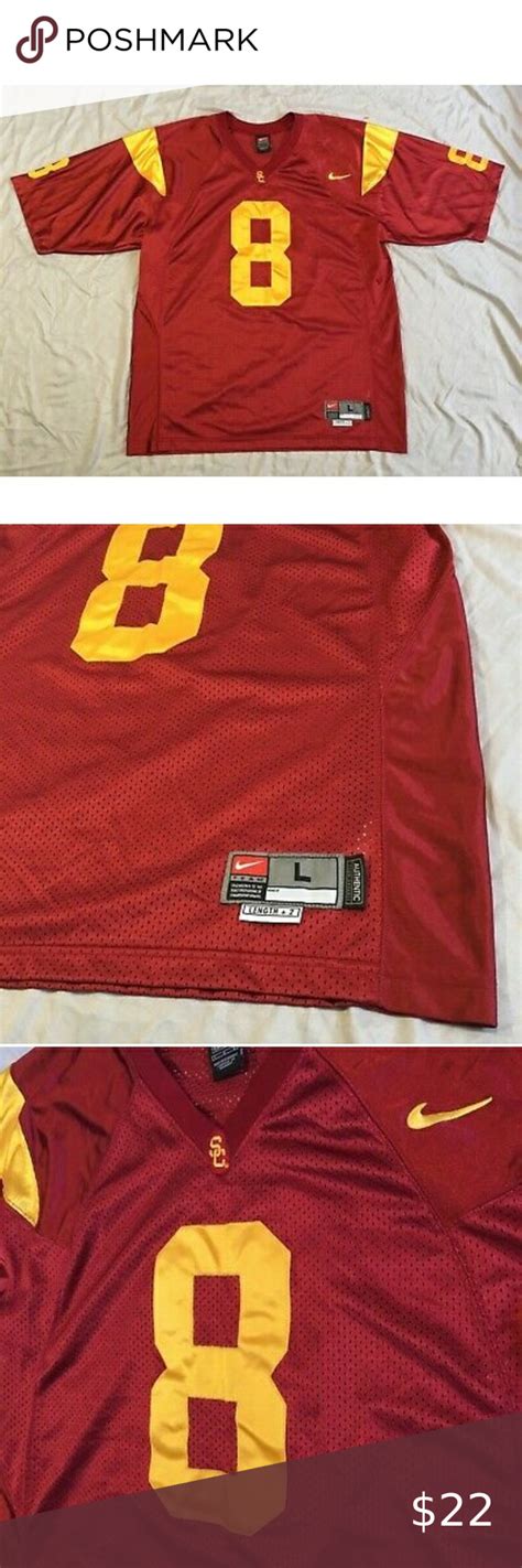 Nike Usc Football Jersey 8 Trojans Mens Sz Large Usc Football Jersey