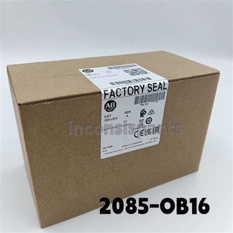 2023 New Allen Bradley 2085 OB16 Ser A Micro800 16 Point Source Output