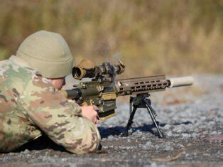 Us Nyng S Th Ibct Trains On New Squad Designated Marksman Rifle