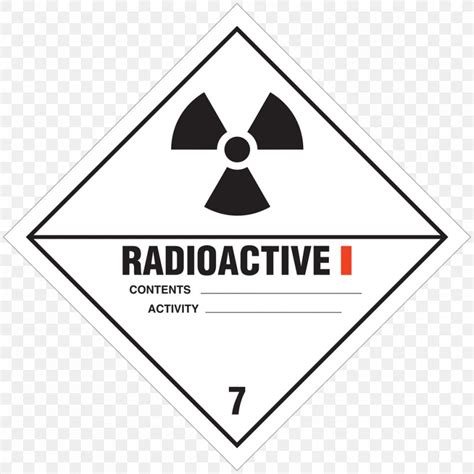 Adr Pictogram 7b Radioactive Dangerous Goods Class 7 Free Images