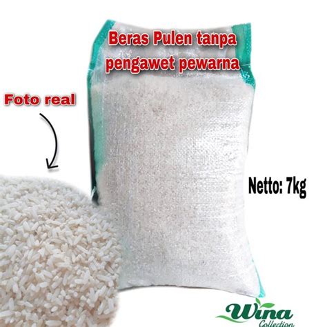 Jual Beras Pulen Asli Jawa Timur Kg Padi Baru Tanpa Pengawet Dan