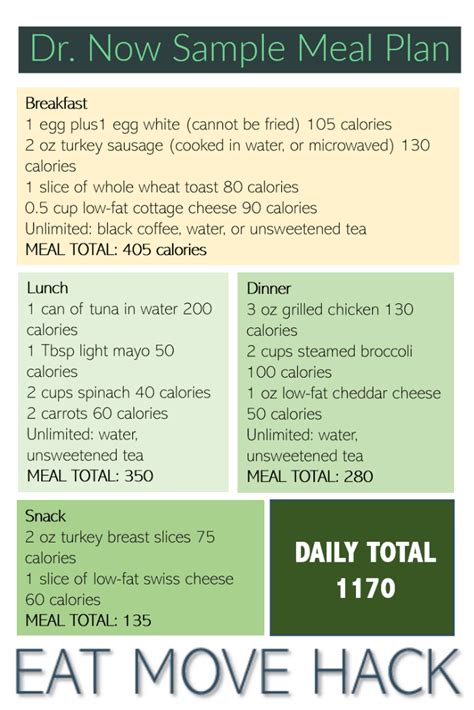 7 Day 1200 Calorie Printable Dr Nowzaradan Diet