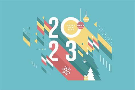 2023 Merry Christmas And Happy New Year Set 3 Design Cuts