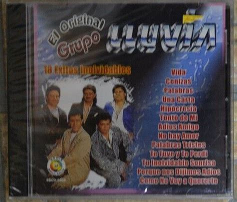 El Original Grupo Lluvia Exitos Inolvidables Cd New Free Shipping