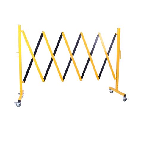 Portable Expanding Barricade Yellow Traffic Safety Zone Safety Gate