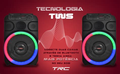 Trc Ct Caixa De Som Amplificada Bluetooth W Amazon Br