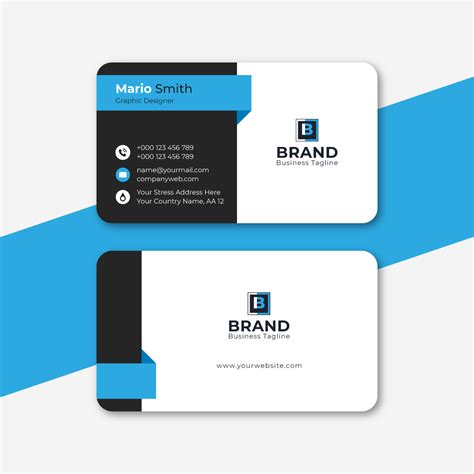 Simple Business Card Template MasterBundles