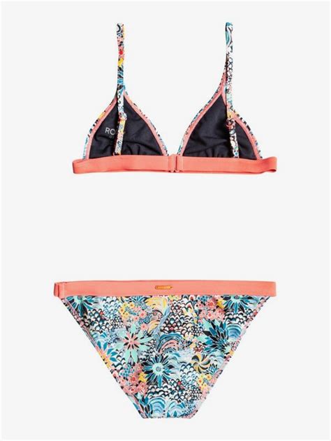 Marine Bloom Bikini For Girls Roxy