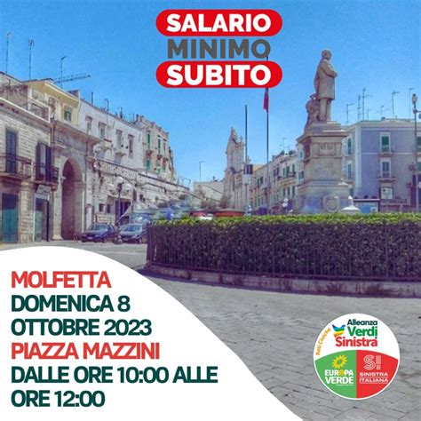 Quindici Molfetta Domenica A Molfetta Si Firma Per Il Salario Minimo