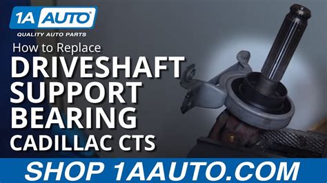 How To Replace Driveshaft Center Support Bearing 2003 07 Cadillac CTS