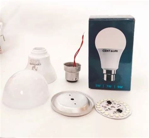 Centauri Cool White Dob Aluminium Led Bulb Raw Material W At Rs