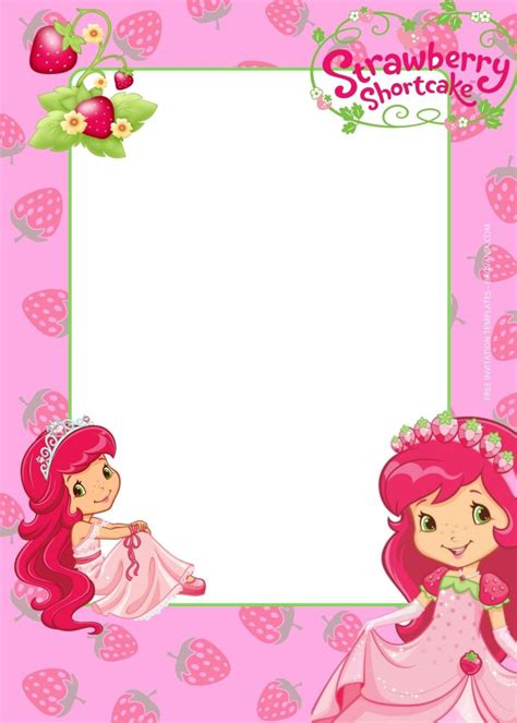 Clip Art Borders Butterfly Art Strawberry Shortcake Page Design 494
