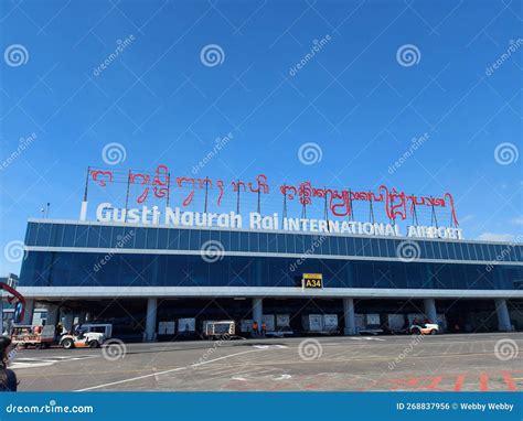 I Gusti Ngurah Rai International Airport, Bali, Indonesia Editorial