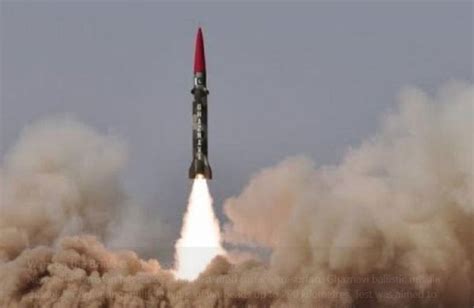 Pakistan Conducts Training Launch Of Nuclear Capable Ghaznavi Missile