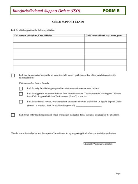 Fillable Online Interjurisdictional Support Orders Forms And Guides Fax