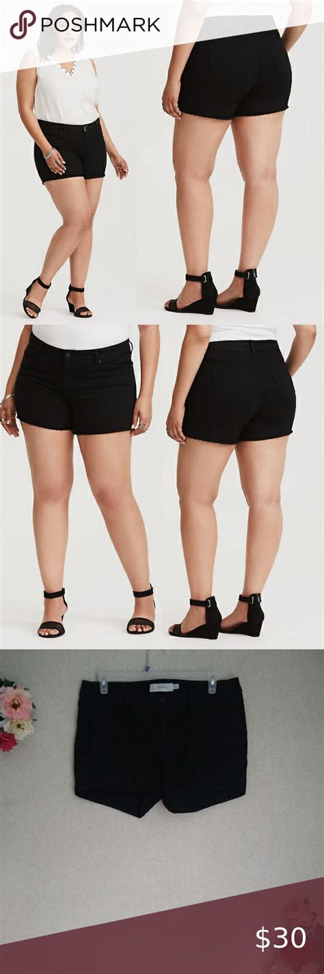 Torrid Classic Skinny Short Vintage Stretch Black Skinny Shorts