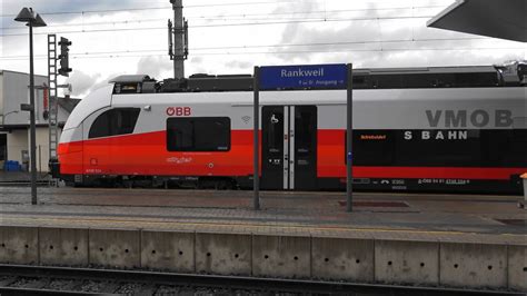 Rankweil Bahnverkehr im Regen Güterzug Talent1 ÖBB VMOBIL Rh4748