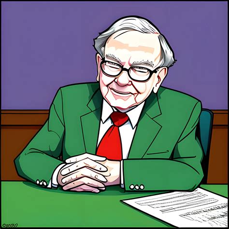 Warren Buffett Cartoon Style Arthub Ai