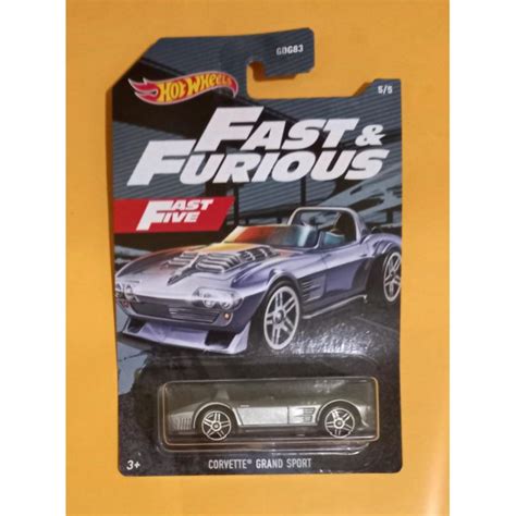 Jual Hot Wheels Fast Furious Corvette Grand Sport Card Jelek Shopee Indonesia