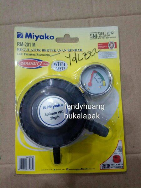 Jual Regulator Gas Miyako RM 201 M Mirip Quantum Winn Gas Gascomp