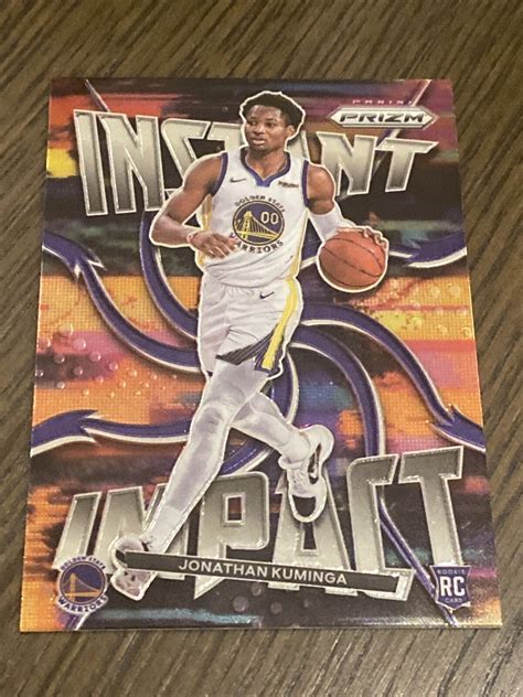 2021 Panini Prizm JONATHAN KUMINGA Rookie Instant Impact 7 Golden St