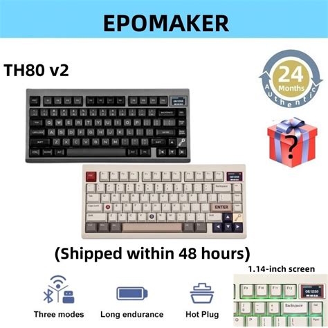 Epomaker Th V Shipped Within Hours Customized Mechanical Keyboard Game Display Hot