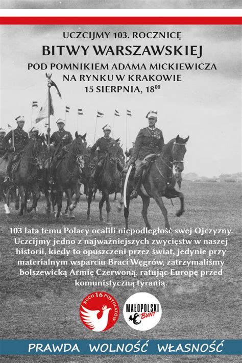 15 sierpnia uczcimy cud nad Wisłą Małopolski Bunt