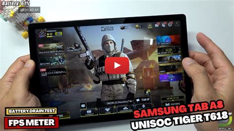 Samsung Galaxy Tab A8 2023 Test Game Call Of Duty Mobile CODM Unisoc