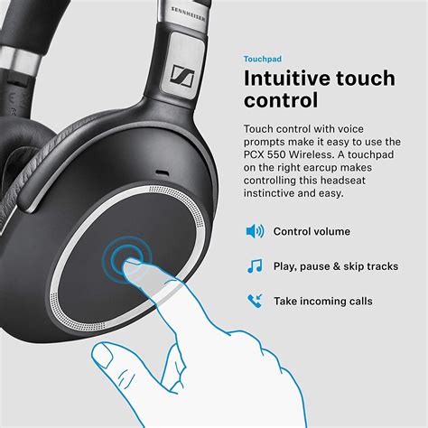 Sennheiser PXC 550 Wireless – NoiseGard Adaptive Noise Cancelling ...