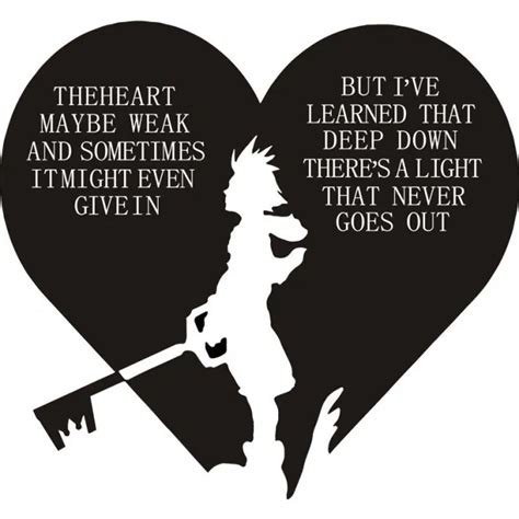 Inspirational Quotes From Kingdom Hearts Kingdom Hearts Kingdom