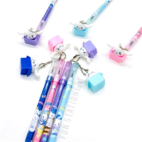 Jual 12 PCS PULPEN GEL GANTUNGAN CINNAMOROLL GEL PEN SANRIO LUCU