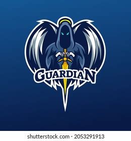 Guardian Angel Mascot Logo Design Stock Vector (Royalty Free ...