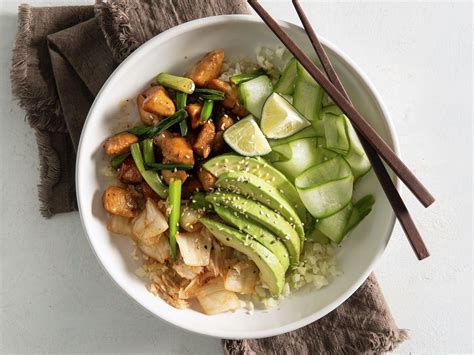 Chicken Kimchi Bowls