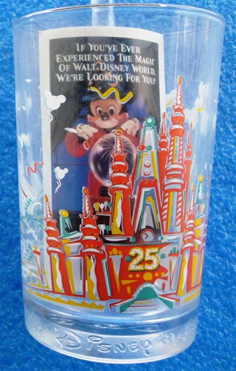 Walt Disney World Th Anniversary Collector Glass Remember The