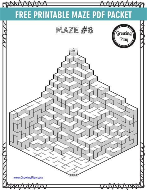 Mazes To Print Hard Cutout Mazes Worksheets Library