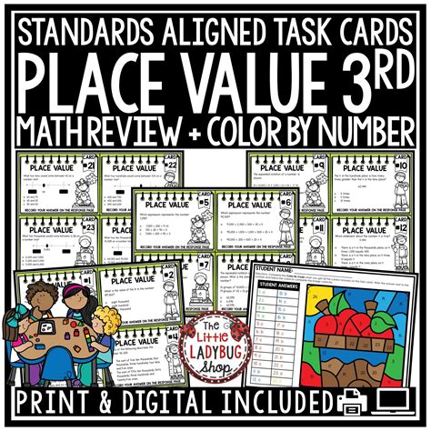 3rd Grade Math STAAR Test Prep Problem Solving - The Little Ladybug Shop