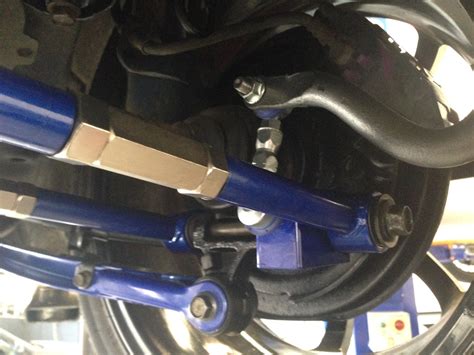 Hard Race Rear Trailing Arms Lateral Arms Installed Subaru Impreza