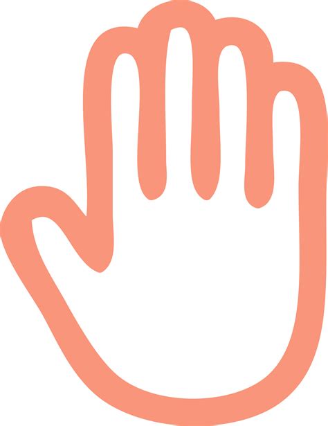 Hand Icon Vector Sign Design Png