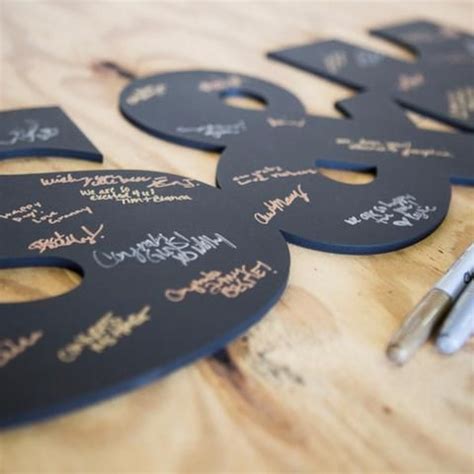 Singable Letters Wedding Guestbook Signable Wedding Guestbook Guest