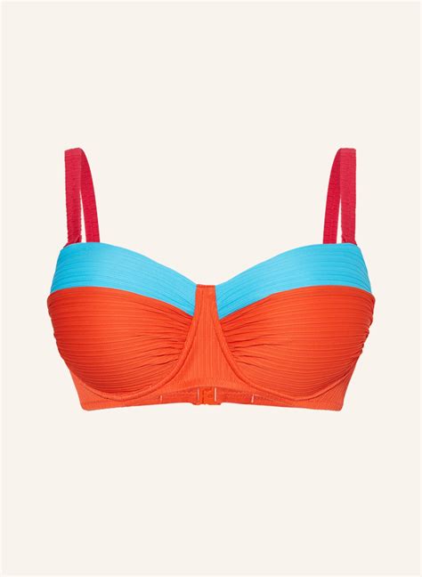 Lidea B Gel Bikini Top Intense Emotion In T Rkis Orange