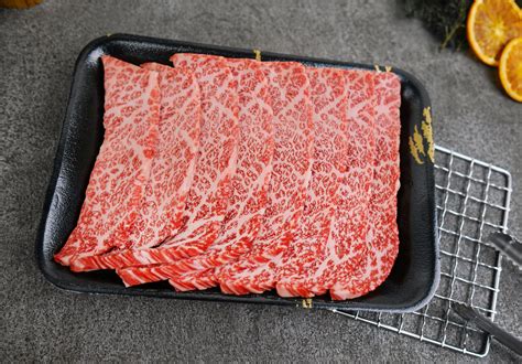 美國srf極黑和牛牛小排 燒肉片200公克 笠谷精肉店