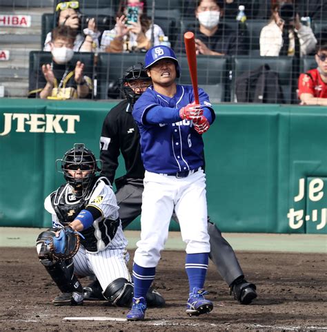 再起をかける中日平田良介は代打で空振り三振 立浪監督「去年よりずいぶんいい形に」 プロ野球写真ニュース 日刊スポーツ