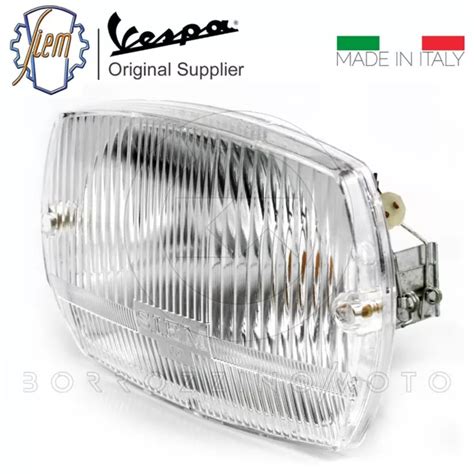 FANALE FARO ANTERIORE Siem Omologato Dgm7361 Revisione Piaggio Vespa 50