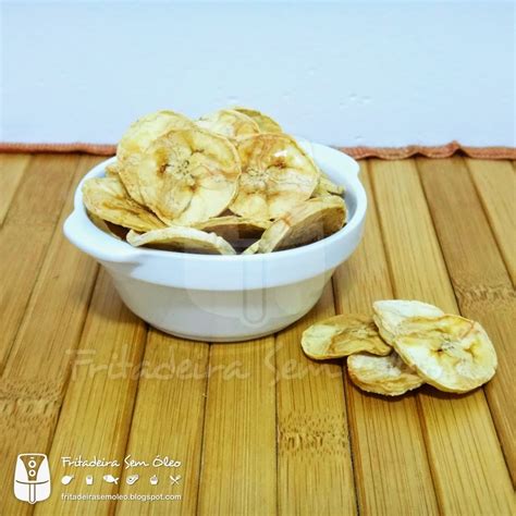 Chips de Banana na AirFryer Fritadeira sem Óleo Receitas AirFryer