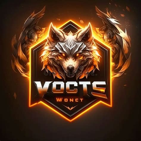 Wolf Mascot Esport Gaming Logo Stock Illustration Illustration Of